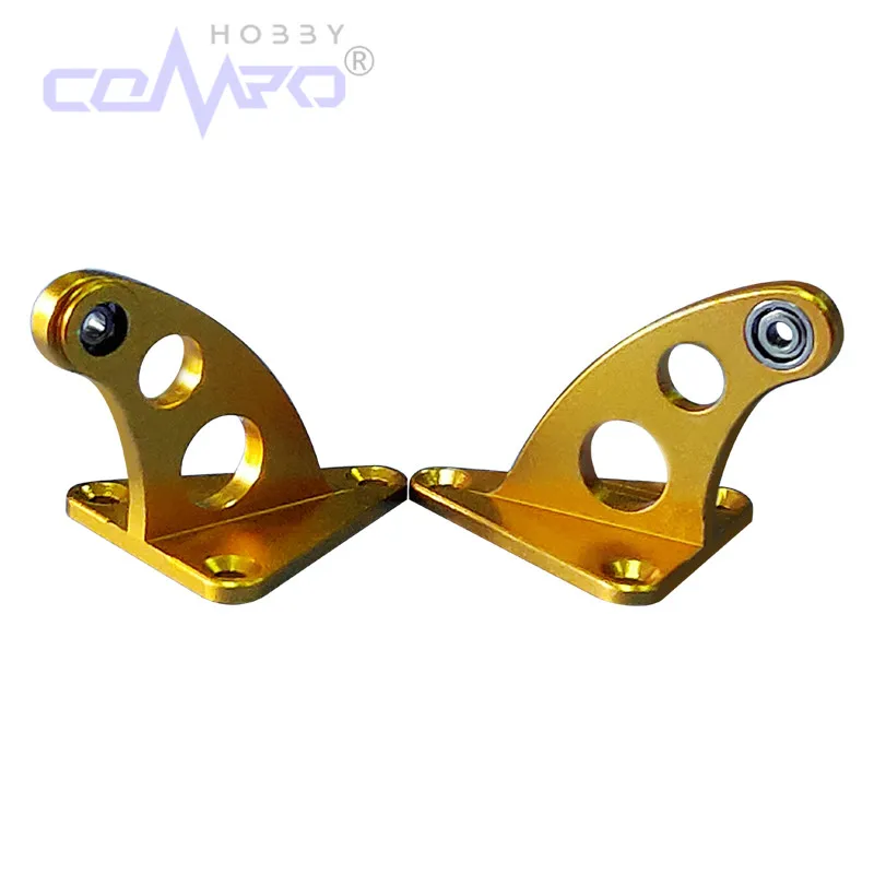 

2Sets 7075 Hard Aluminum CNC Duralumin Horns with Bearing/Metal Horns With Screws And Clevis For F3A UAV Fixed Wing RC Aircraft