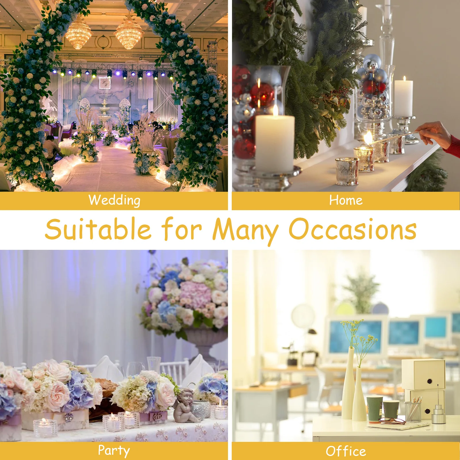 

20pcs Golden Palm Jungle Leaves Decorations Artificial Tropical Leaves For Wedding Party Indoor Outdoor Faux Tropical Leaf