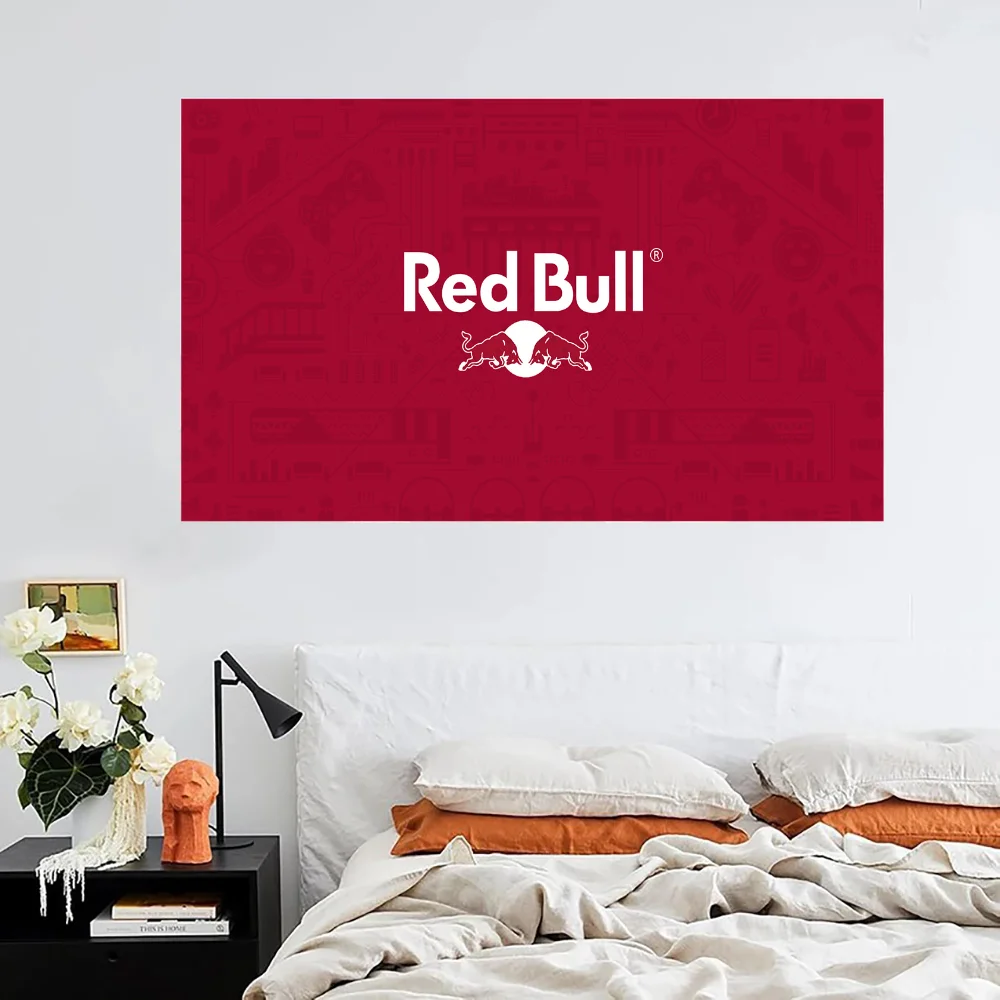 R-red Bull Logo Decorative Flags and Banners Garden Flag to Hang Flags for Rooms Outdoor Decorations Garage Decoration Home Car