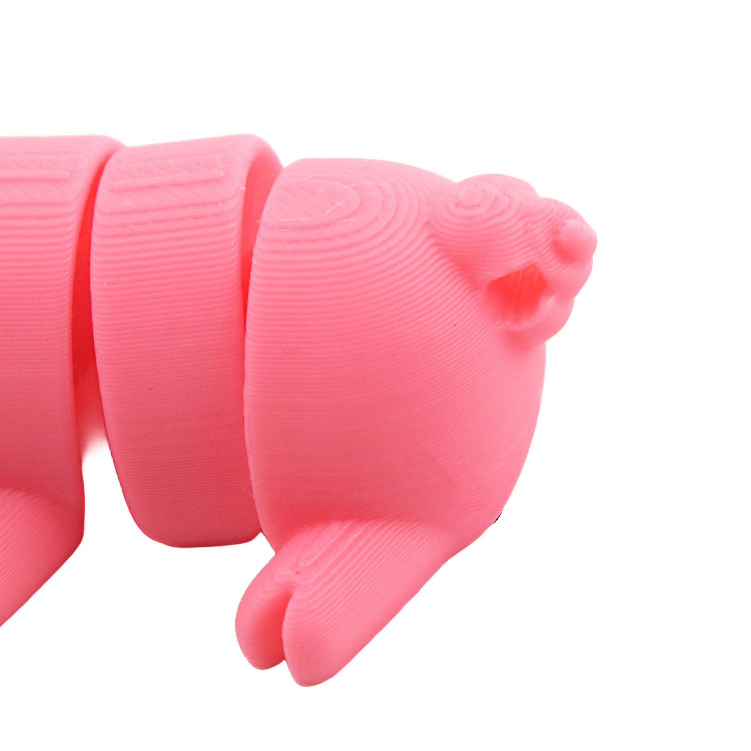 Mini animali stampati in 3D, simpatici modelli di maiali, giocattoli antistress per la decorazione del desktop domestico, animali domestici tascabili