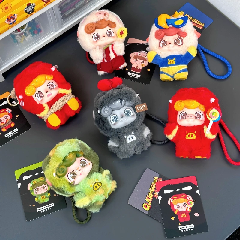 

Q Kid GG Bond Super Bro Series Blind Box Anime Cute Vinyl Face Mystery Box Surprise Bag Keychain Pendants Decor Girl Gifts Toys