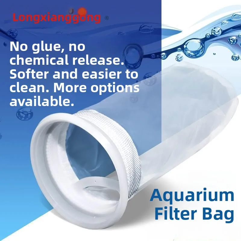 

Durable Nylon Fish Tank Filter Bag Magic Bag Bottom Filter Net Pocket Small Large Size Support Frame Strong And Robust