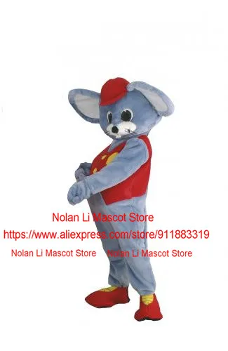 Mouse Mascot Clothing Set, Cartoon Performance Props, Role-Playing Carnaval Advertising Game Presentes, alta qualidade, tamanho adulto 306