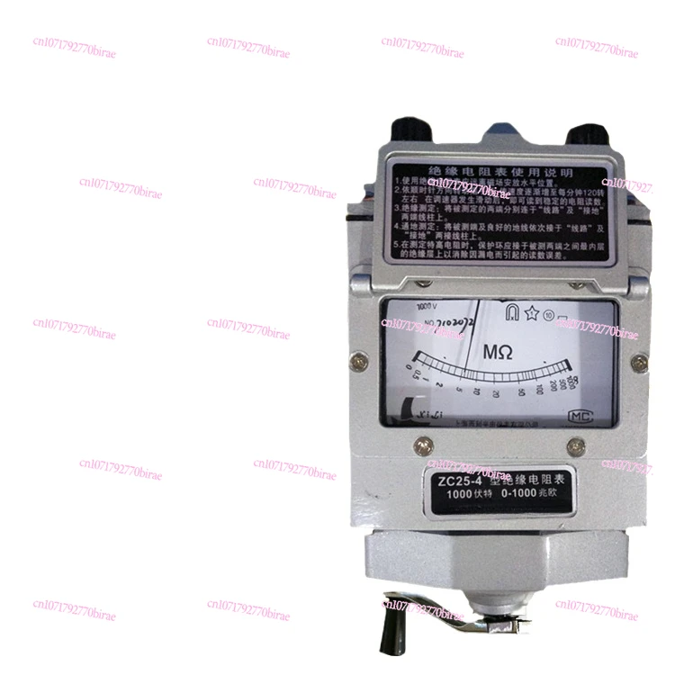 

ZC25-3/500/1000V Pointer Insulation Resistance Tester Hand Crank 2500V Megohmmeter