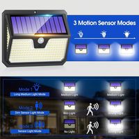 239LED Lights Solar Led Light Outdoor Garden Decoration with 3 Working Mode IP65 Waterproof Solar Motion Sensor Wall Lamps