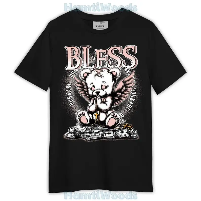 Low Legend Pink 11s Shirt, Bless Bear Angel Shirt Outfit 11 Low Legend Pink 1405 HDT