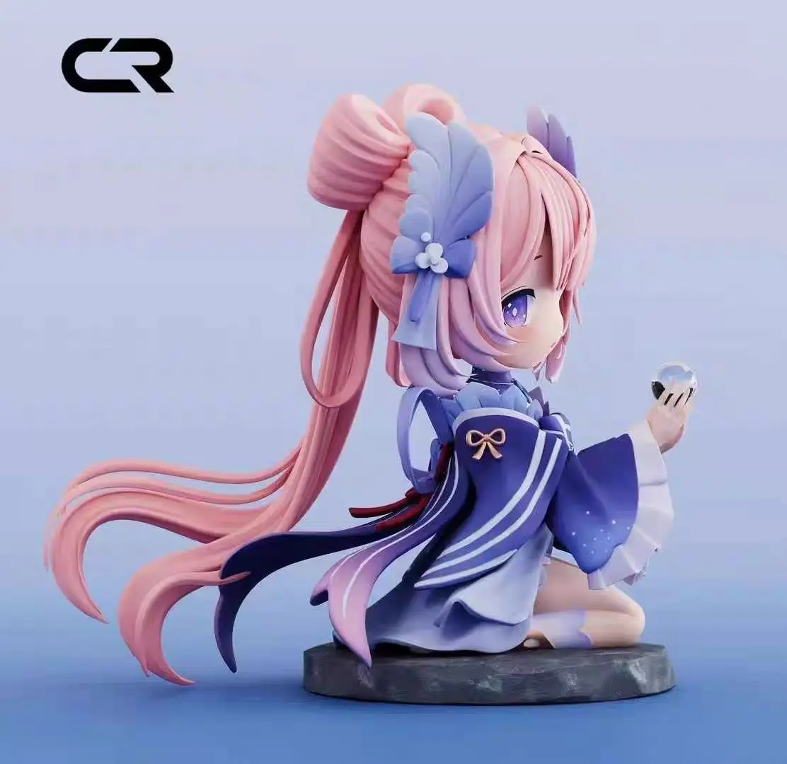 新しい三五宮ここみフィギュア原神アニメ置物三五宮 Q バージョン Pvc モデル像カスタマイズされた人形デコラギフト