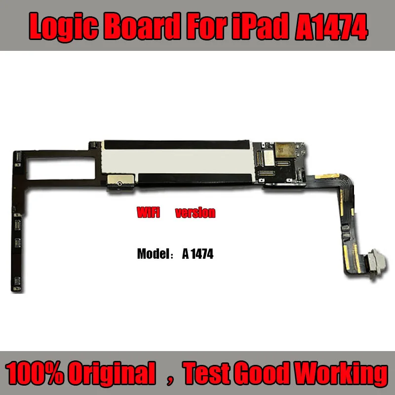 iPad air logic board A1474 A1475 with complete chip and system iCloud unlock-free motherboard wifi version cellular version