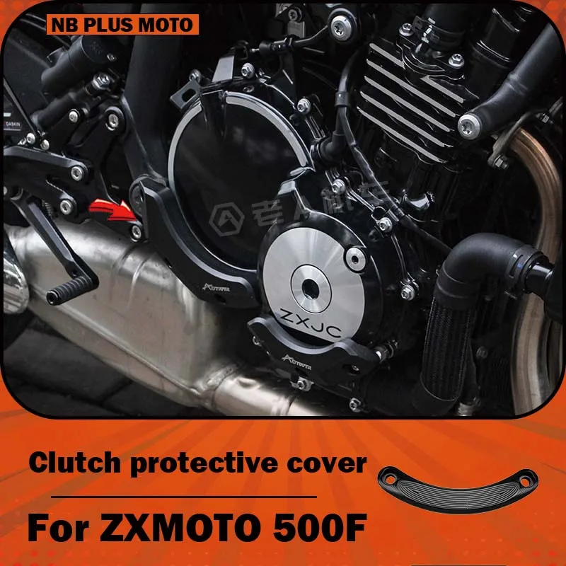 

【Premium】For ZXMOTO 500F modified engine clutch protection cover and generator protection block accessories