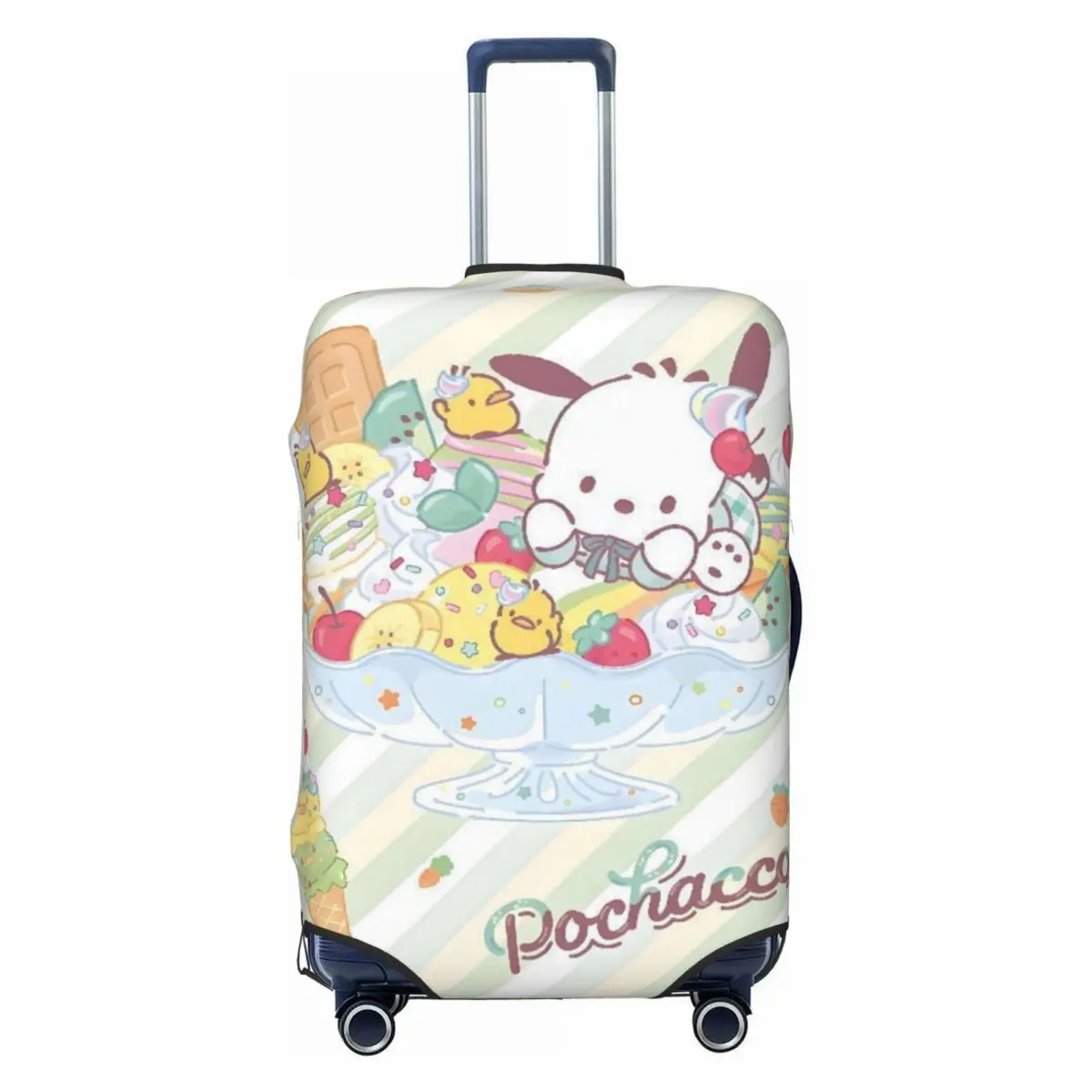 

Custom Pochacco Cute Cartoon Luggage Cover Funny Kawaii Print Suitcase Protector Covers Suit For 18-32 inch