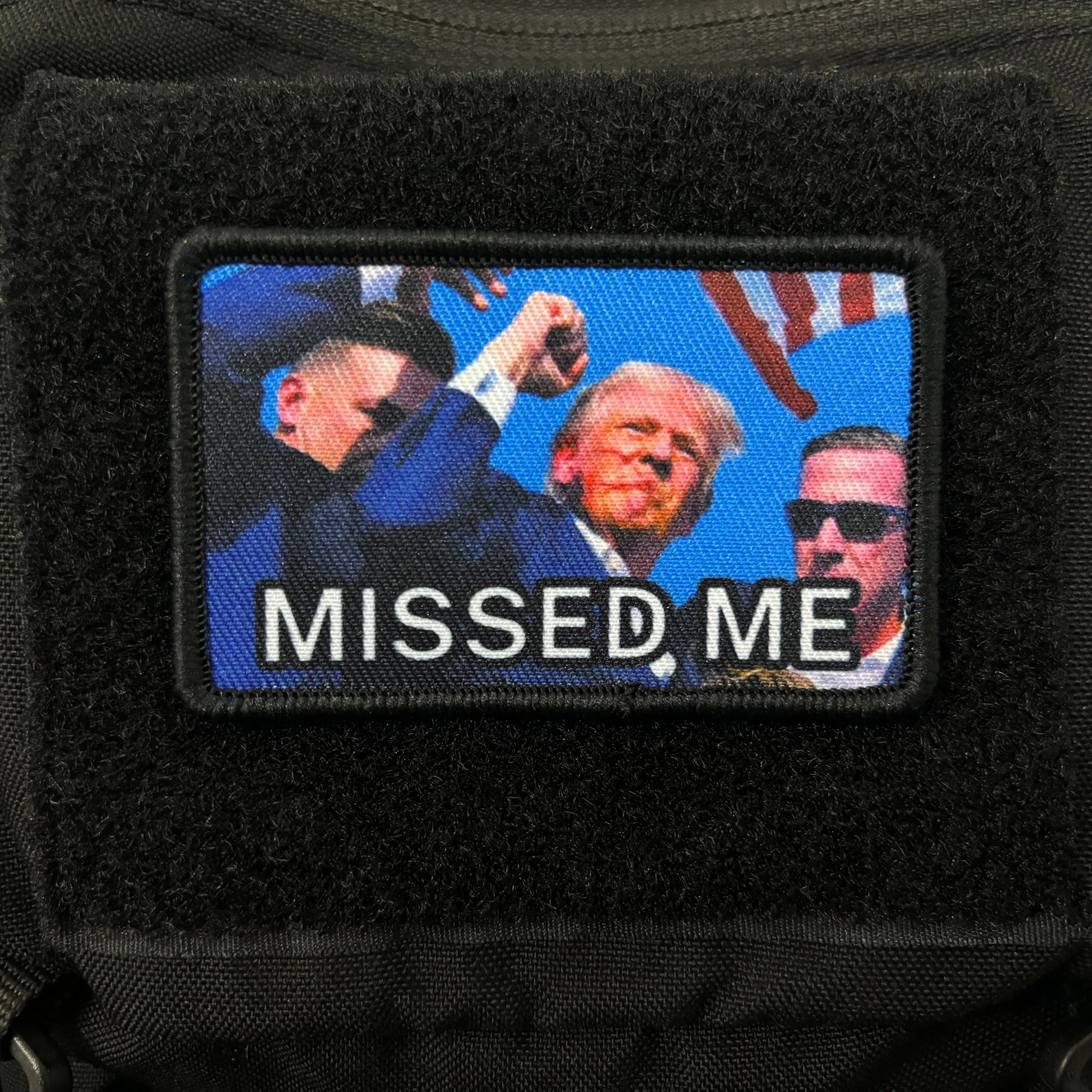 Trump Fist in the Air \'Missed Me\' 2\