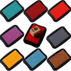 12 Colors Vintage Inkpad For Stamp DIY Crafts Scrapbooking Large Size Ink Pads Rubber Wooden Stamps Paper Inkpads Paper Decor