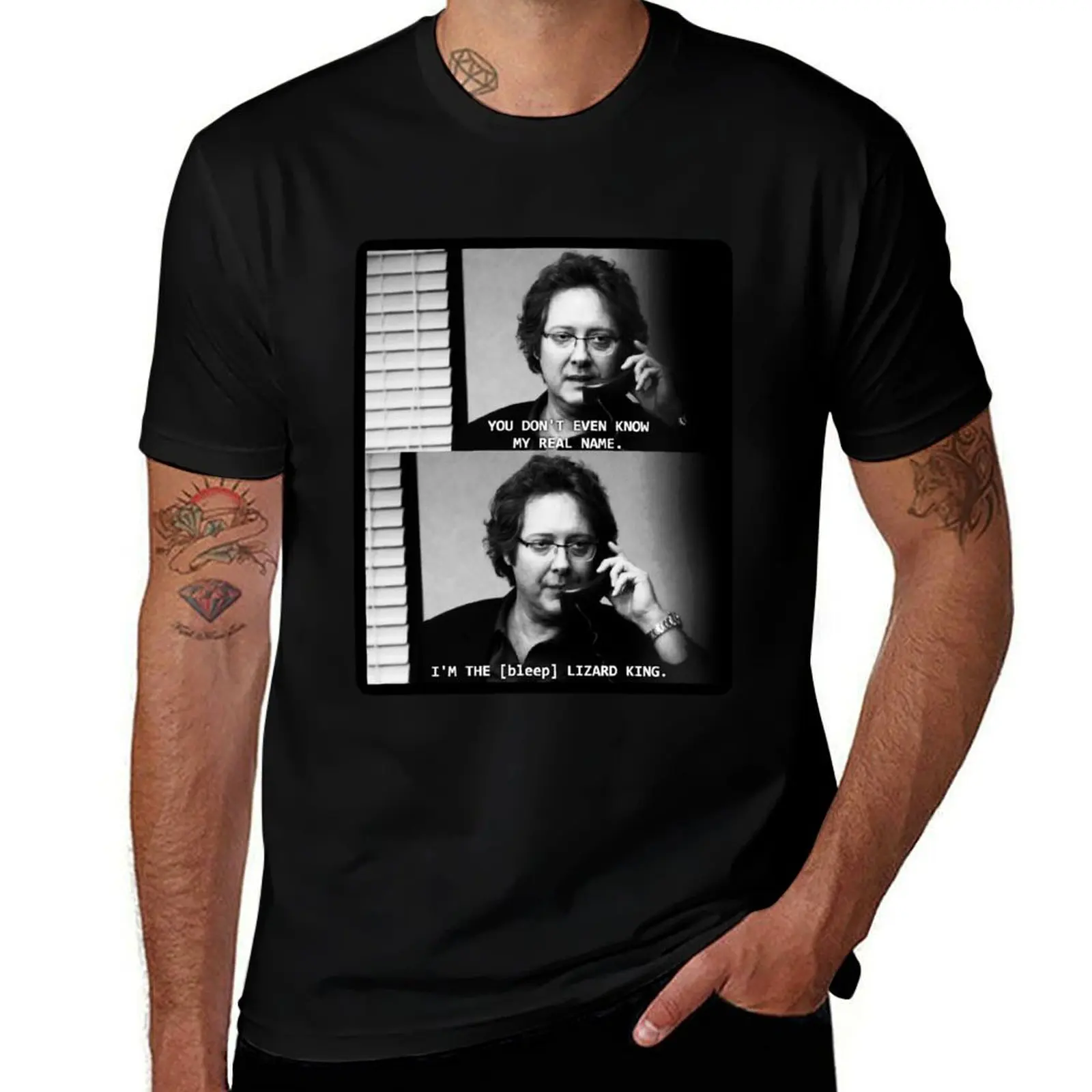 Robert California Lizard King T-Shirt Plus Size Loose Fit T-Shirt