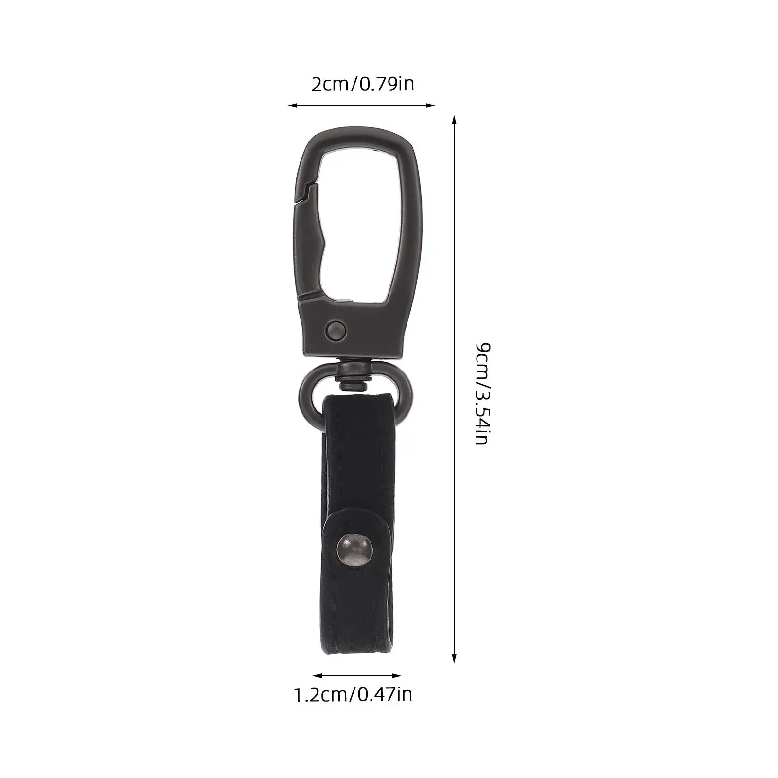 Metal Belt Key Chain Heavy Duty Keyring Key Holder for Male Belt Clip Quick Release Keychain Clip Accessories Keychain