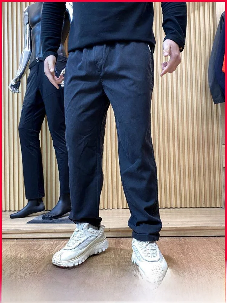 

Мужские повседневные свободные брюки: дышащие, комфортные, легкие, модные, из полиэстера и вискозы, эластичные, для весны и лета