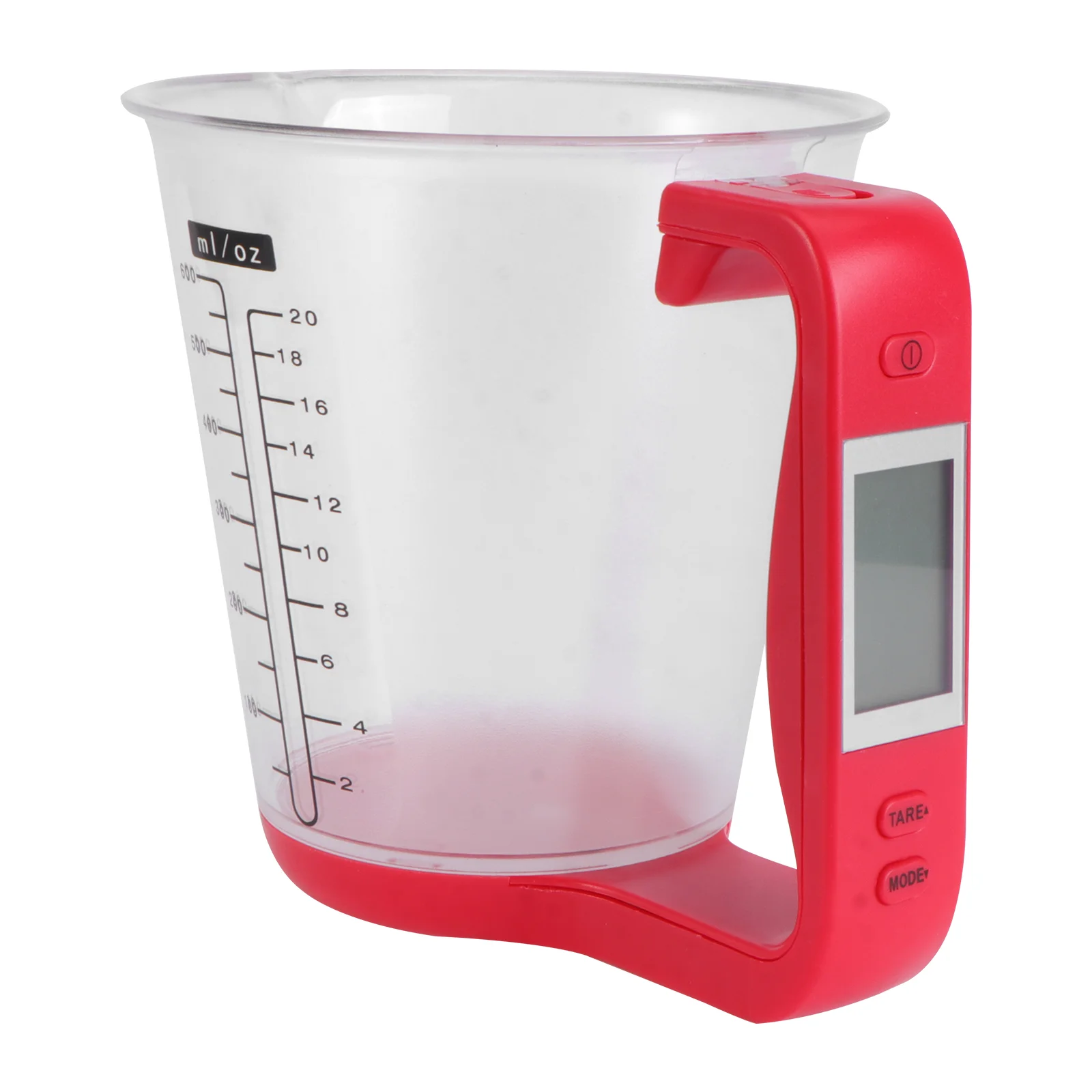 

Digital 1000g/1g Measuring Cup Multifunction LCD Display Kitchen Measuring Cup Milk Powder Cup (Red)