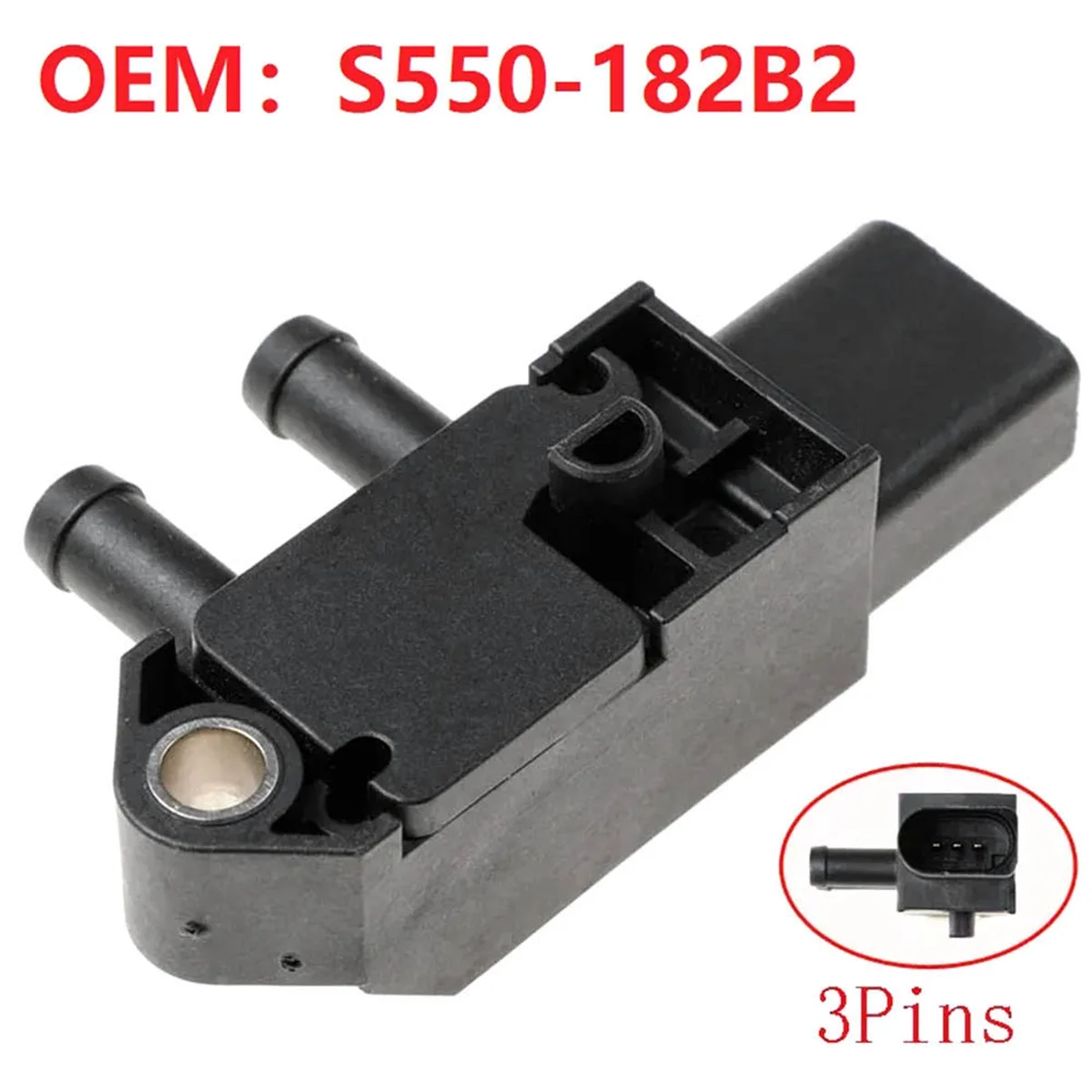 A22P_New EGR العادم DPF مستشعر الضغط التفاضلي لمازدا S550-182B2 S 550182 ب2