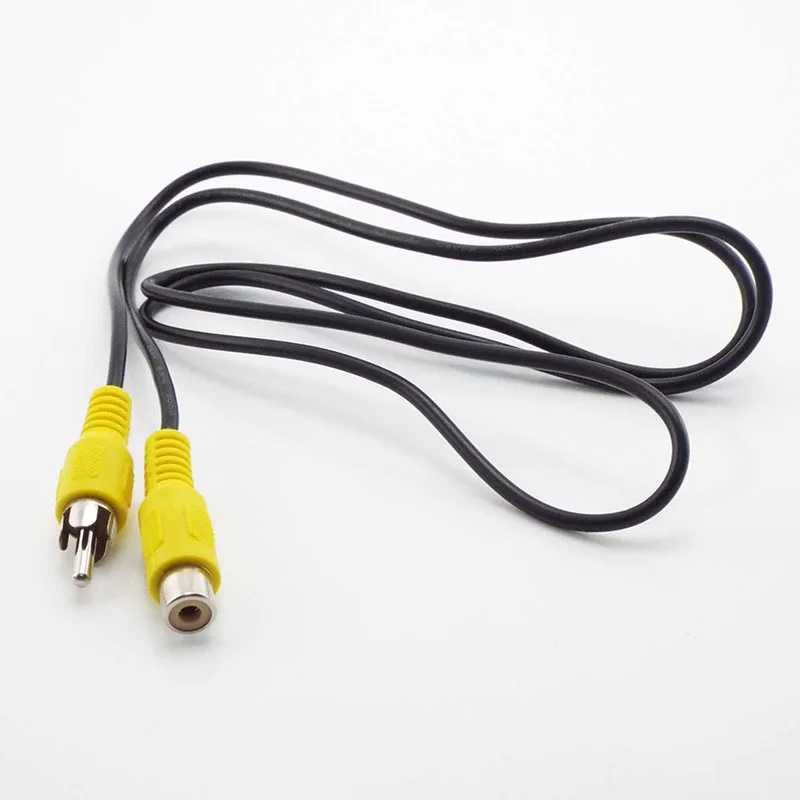 1M RCA Male to Female Cable Digital Coax Coaxial Audio Video Extension Cord for Subwoofer M/F Connector F2