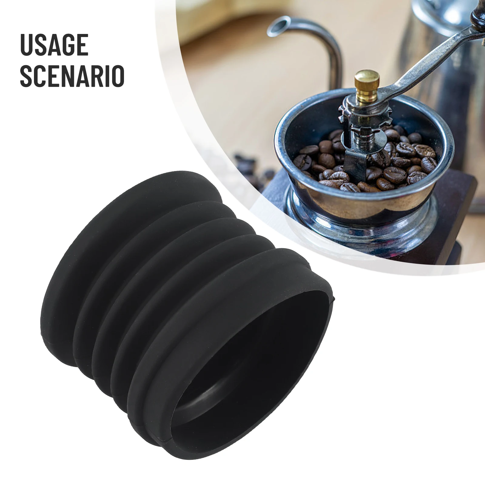 

1pcs Coffee Grinder Bean Bin Blowing Cleaning Tools Silicone Bellow Hand Pressure Silicone Bellow Grounds Coffee Grinder Parts