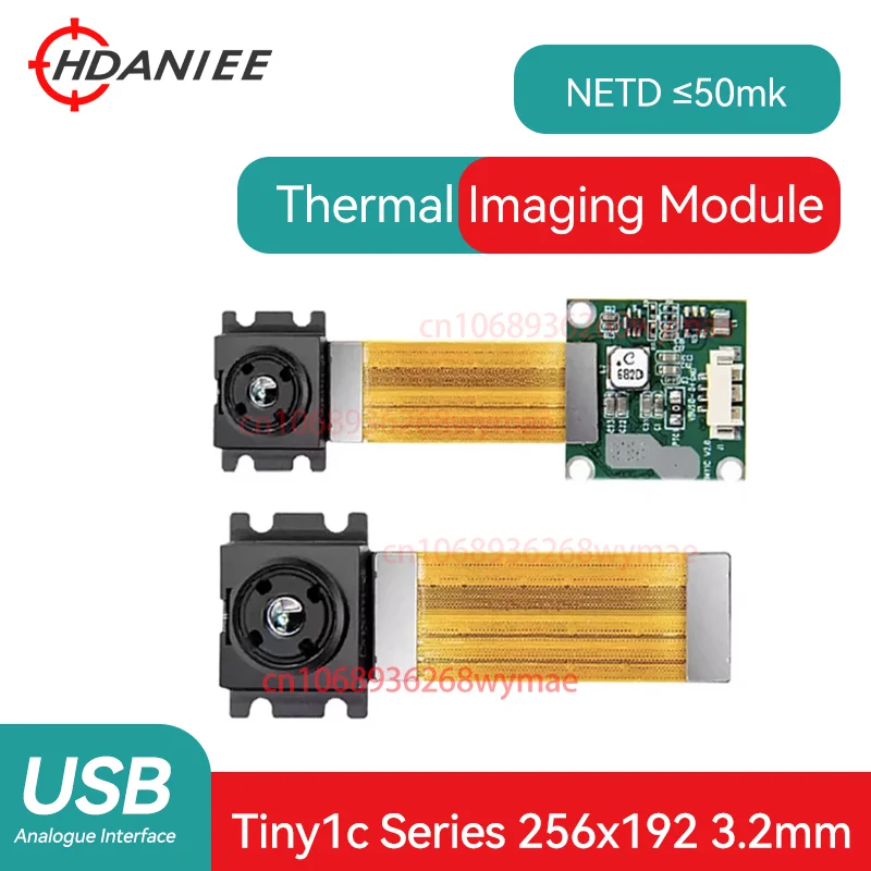 

New Tiny1-C 25Hz 256*192 12um Resolution Micro 8~14um LWIR Thermal Imaging Module Uncooled Infrared Detector