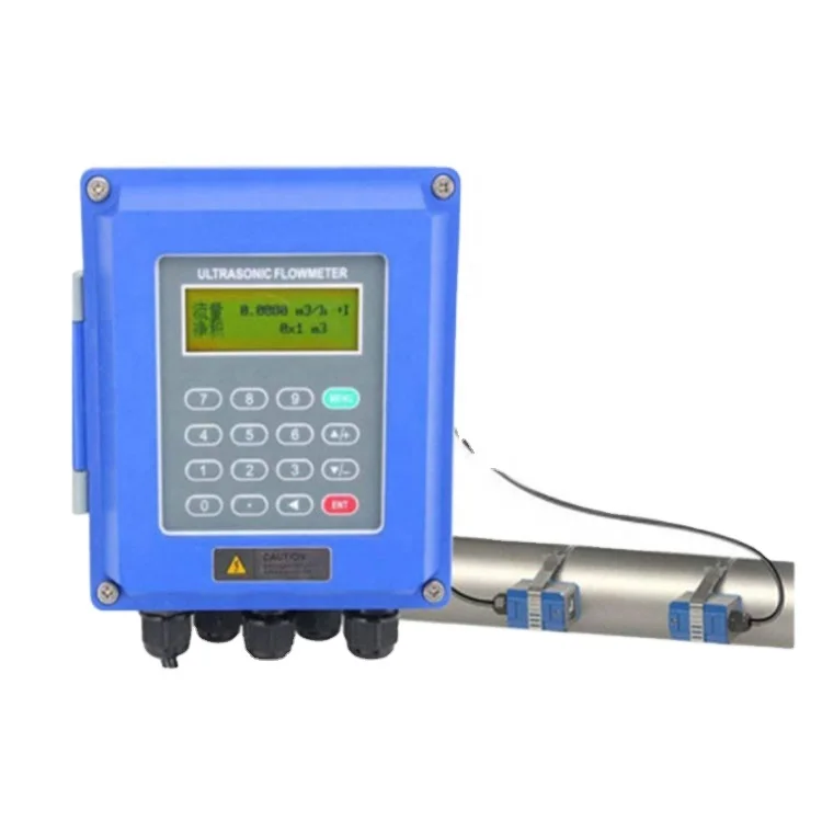 Factory Price Wall Mounted Clamp-On Water Meter Ultrasonic Flow Meter