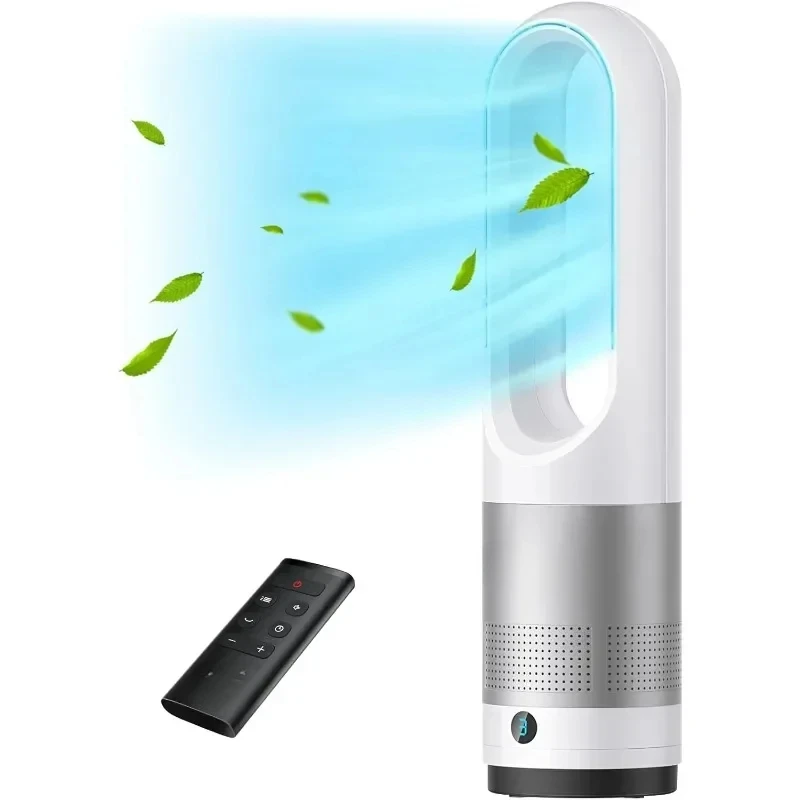 

Bladeless Fan Tower FanOscillating Display Easy to Clean Bladeless Desk Fan ventilateur portable