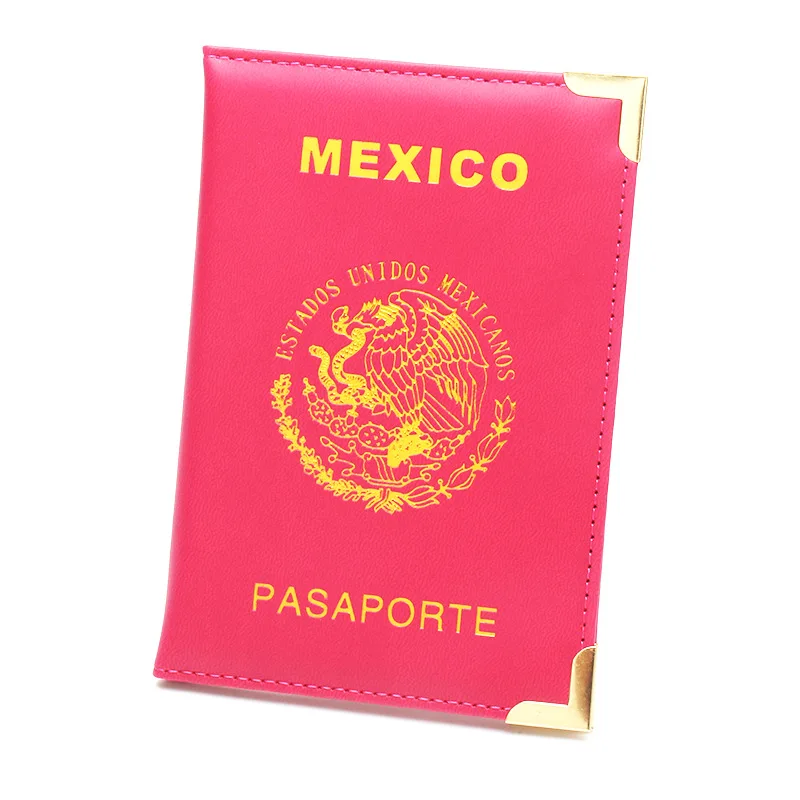 

Mexico Passport holders，Ultra Slim passport wallet，PU Leather Passport Cover for Women and Men