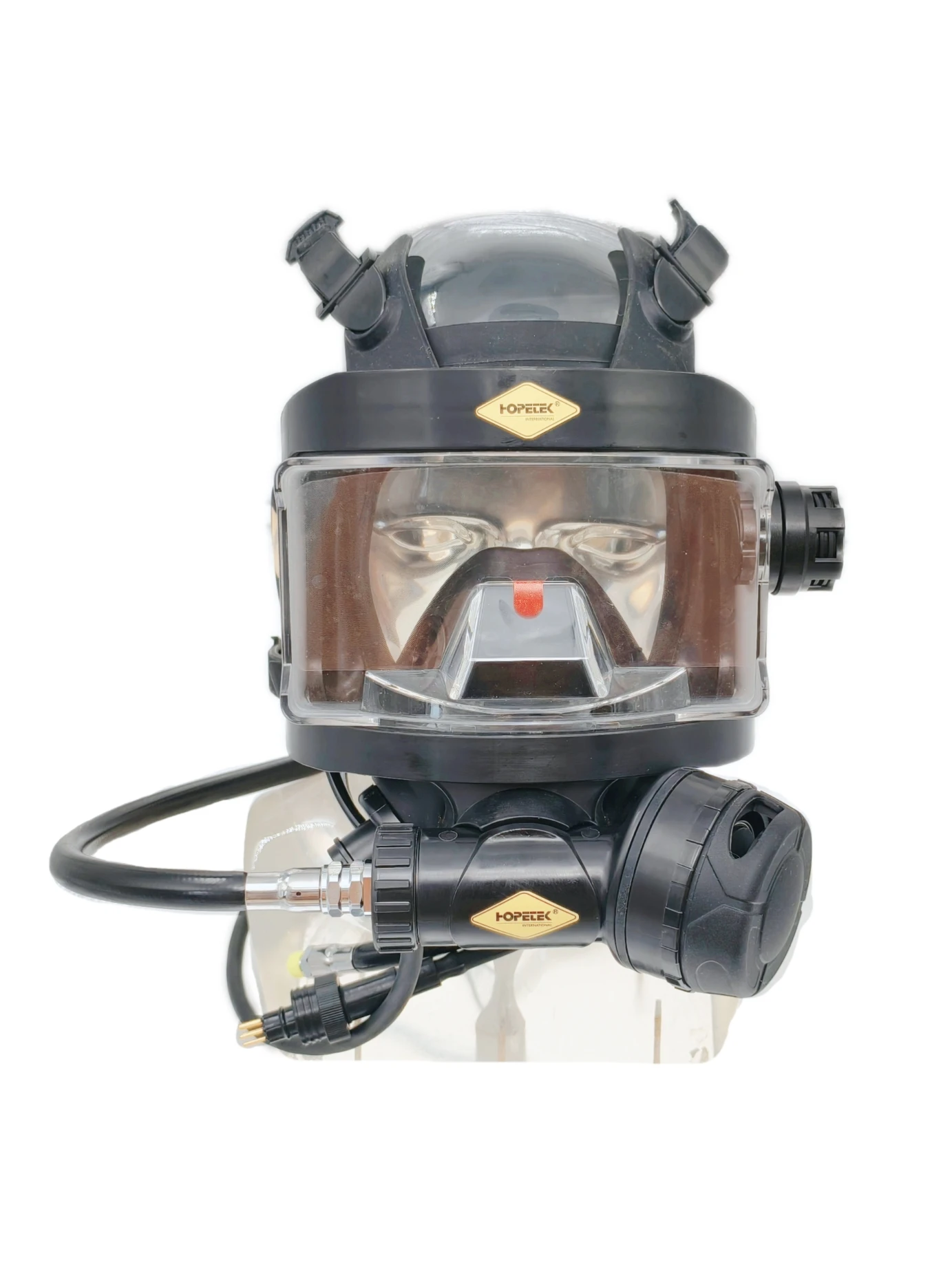 Full Face Diving Mask Hopetek Communication Ready with Balanced Regulator