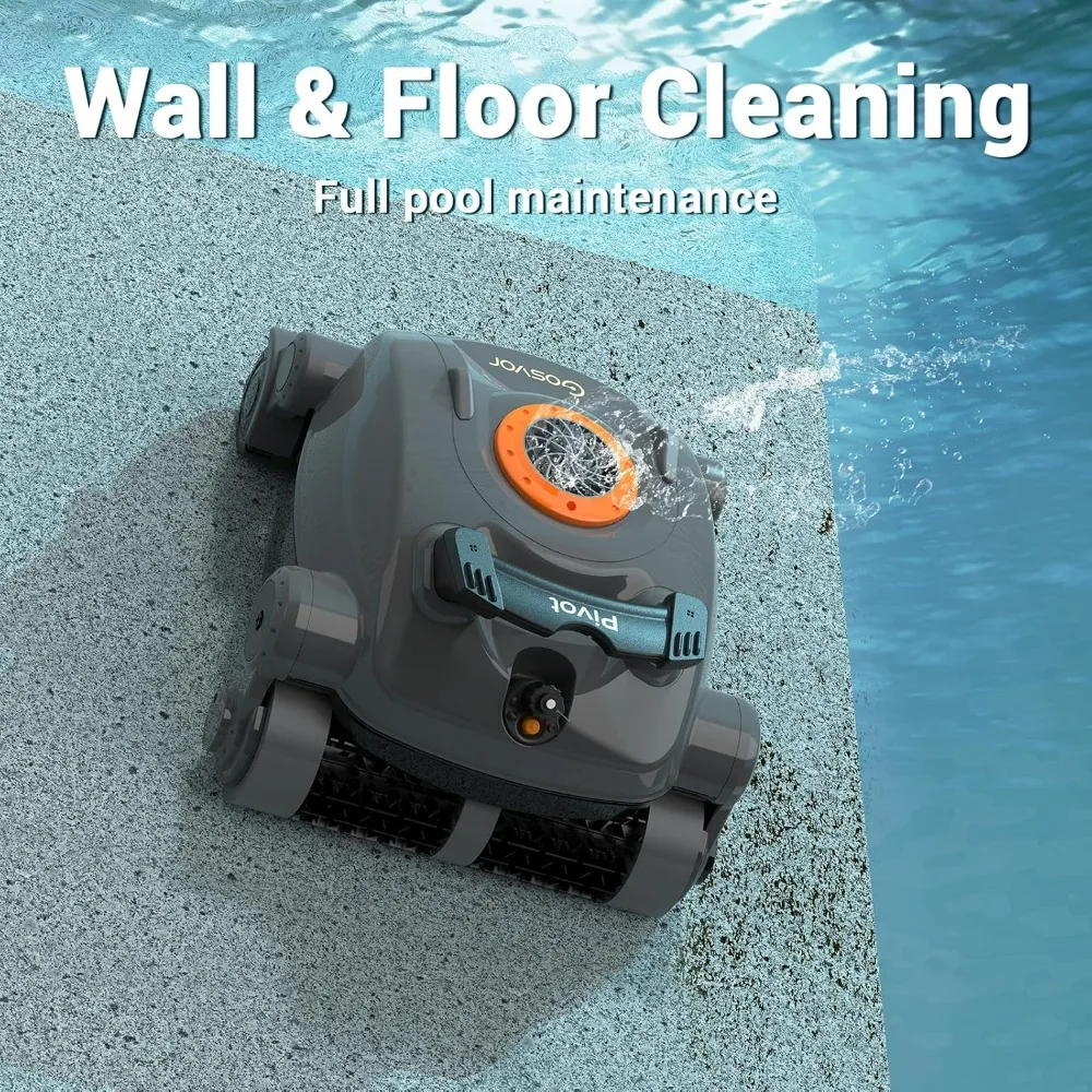 (Upgrade) Cordless Robotic Pool Cleaner, Wall Climbing, Triple-Motor, Extended Battery Life, Self-Parking, Automatic Pool Vacuum