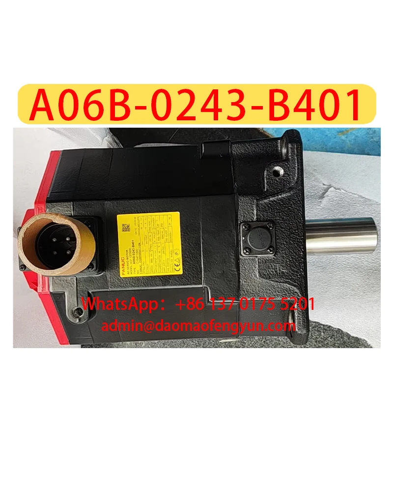 

A06B-0243-B401 Used Servomotor Straight+Gate，Fast shipping，The shipment will be arranged after passing the test