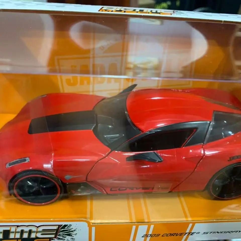 

Jada 1:24 2009 CORVETTE® STNGRAYm CONCEPT Diecast Metal Alloy Model Car Toys for Children Toy Gift Collection