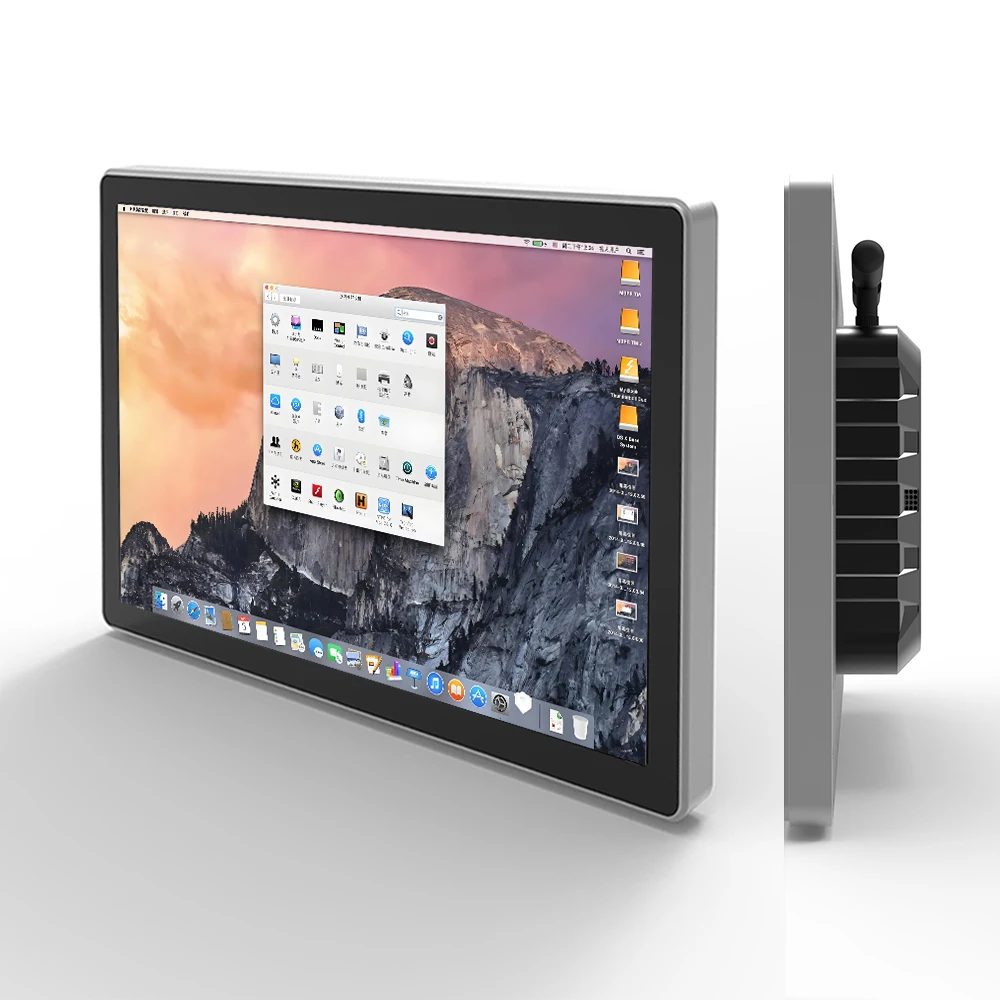 

15.6 Inch Industrial Panel PC Waterpoof Embedded Wall Mount Touch Screen Display Vesa Industrial Computer PC
