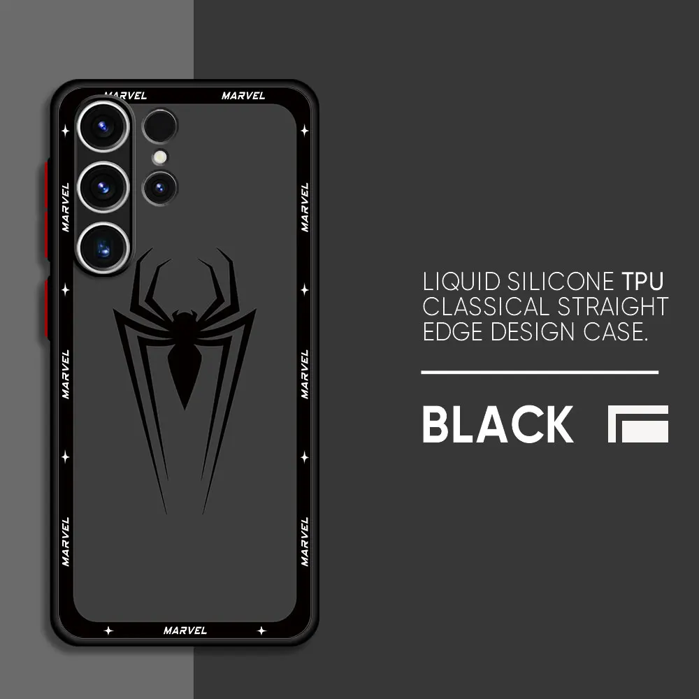 Marvel Spiderman Ironman Case for Samsung Galaxy A24 A55 A54 A34 A32 A72 A22 A13 A33 A14 A52 5G A73 A23 A53 A35 Soft Cover