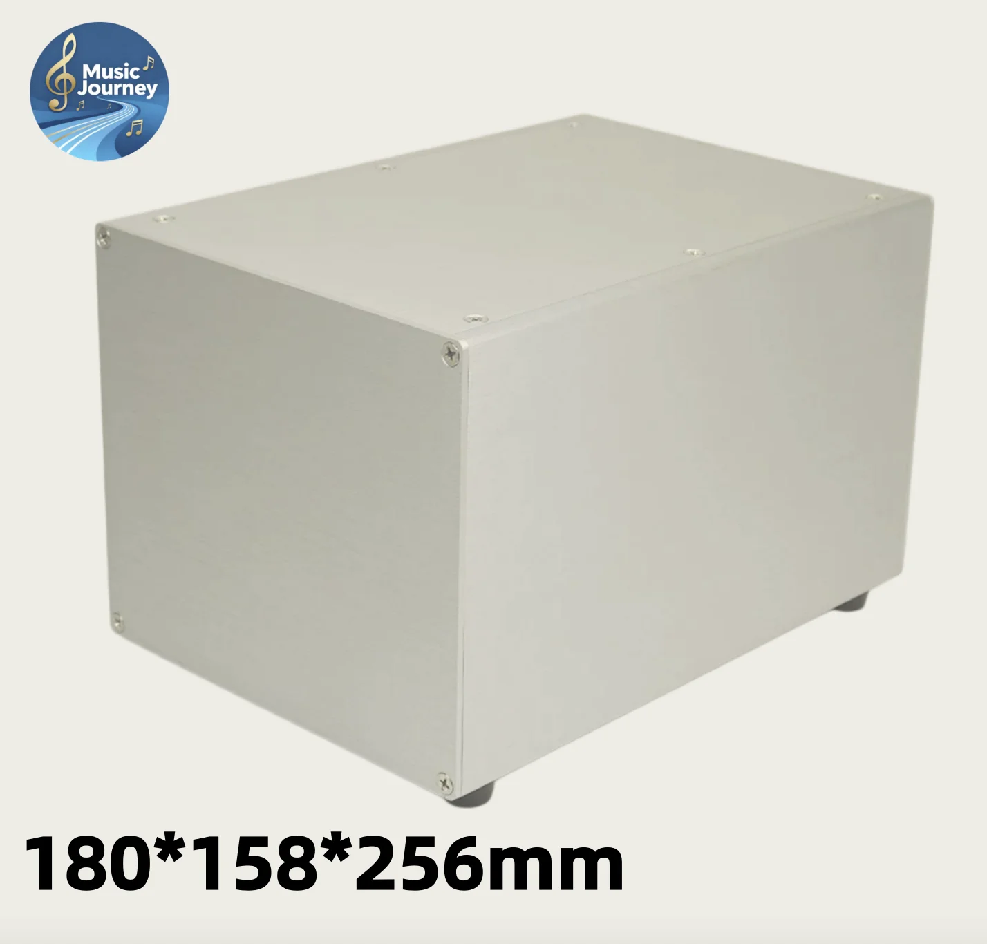 180*158*256mm Full Aluminum Chassis Custom Cutout HIFI Tube Preamp Amplifier Case DIY Audio Instrument Power Supply Enclosure