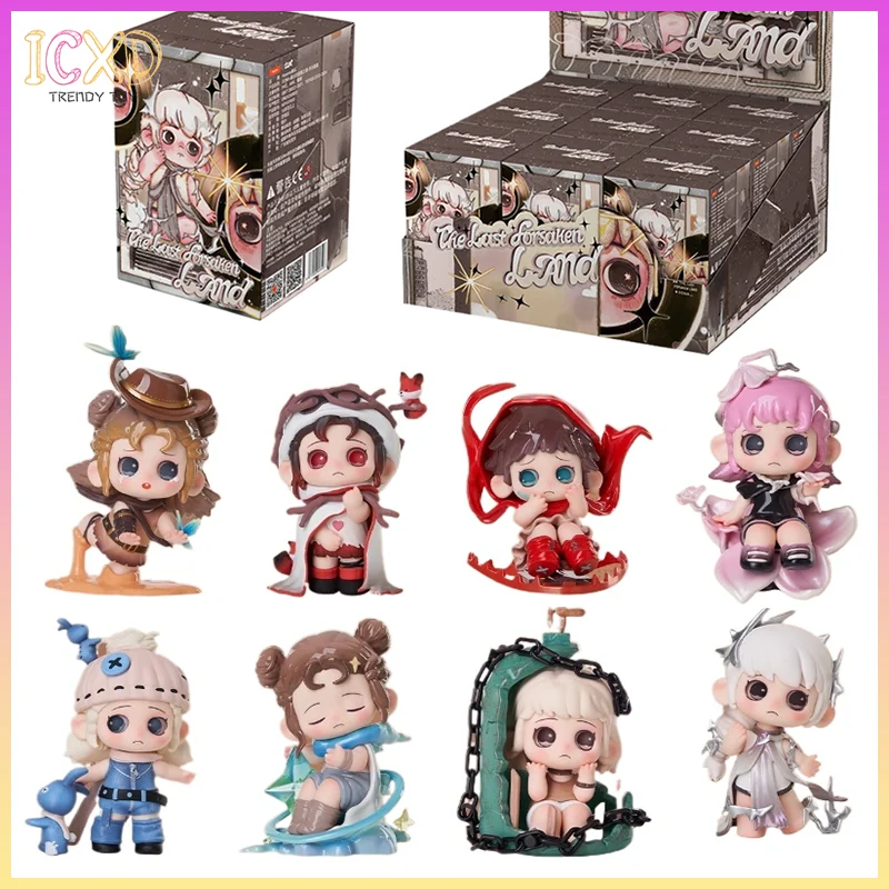 جديد حقيقي Heyone الأسود اللعب Oona'S Last Left Realm سلسلة صندوق أعمى العصرية الشكل حلية هدية جمع ، سطح المكتب الحلي