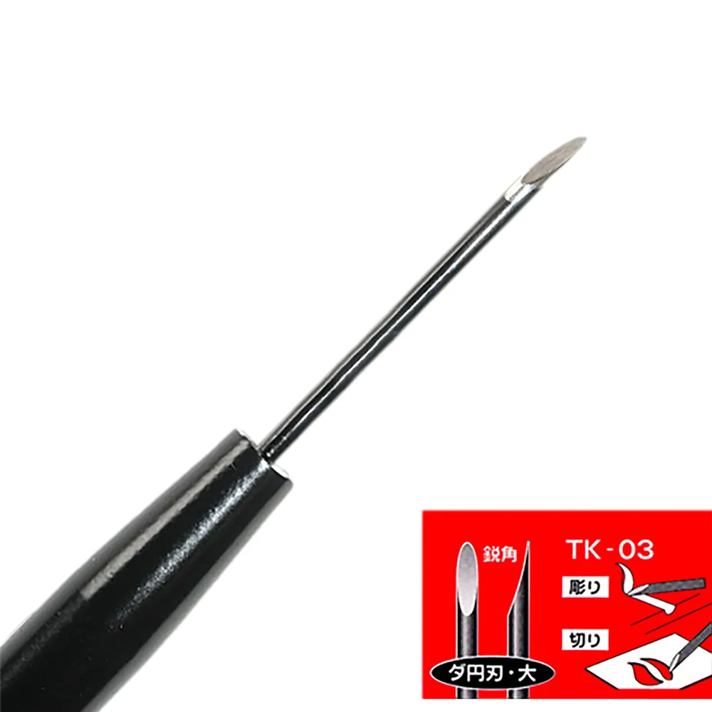 

EIGER Tools TK-03 1.2mm Large Round Blade Wax Carving Micro Knife 60RHC Hardened for Jewelry Wax Detailed Carving 3D Modeling