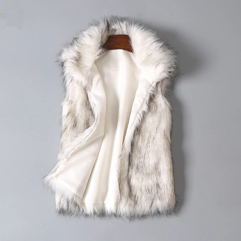 

Женский жилет из искусственной кожи с мехом, жилет без рукавов, модный жилет, ветрозащитное пальто, уличная куртка