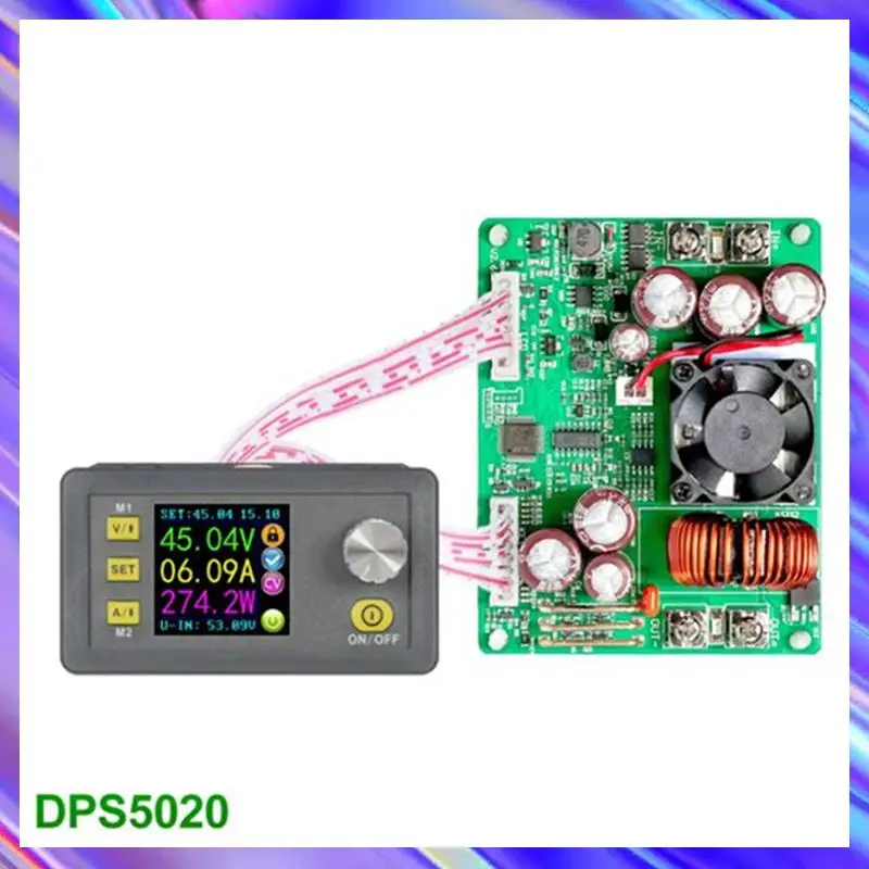 Regulador de voltaje de alta eficiencia M09K DPS5020 ajustable 50V 20A DC-DC módulo de fuente de alimentación reductor sin comunicación