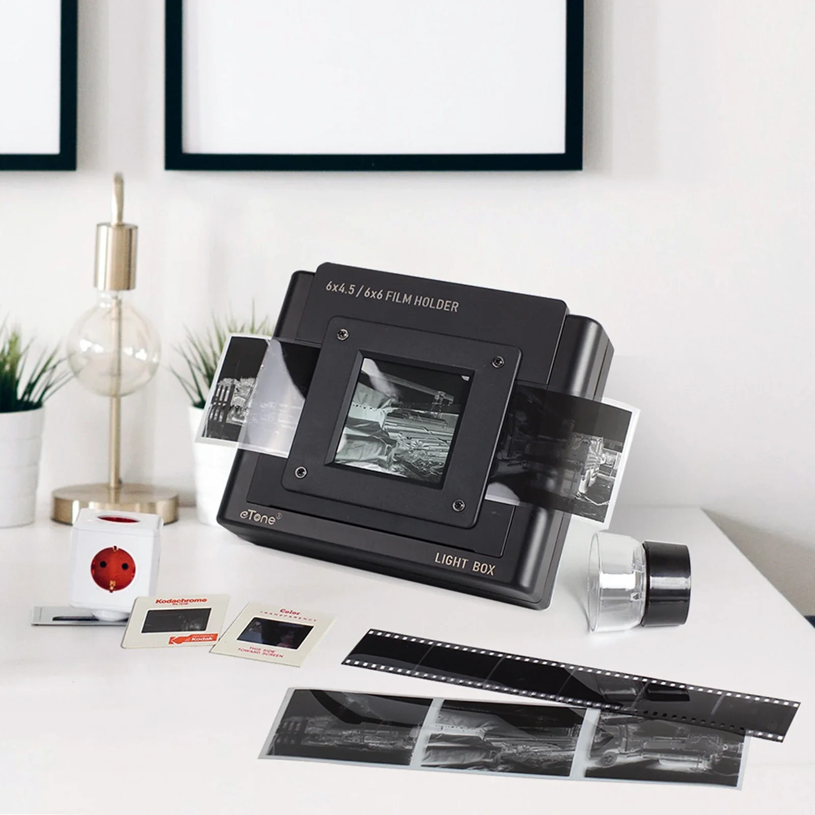 2024 New style 135 Film Scanner Light Box 120 4X5 Slide Negative Viewer Convert Film to Digital Film reproducer