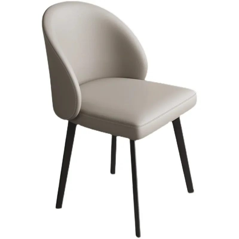 

Italian Minimalist Dining Chair Light Luxury Home Leisure Cafe Stool Modern Minimalist Dining Table Back Chair
