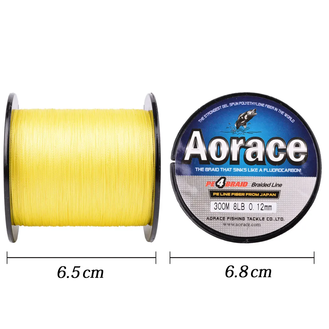 2023 300M 4 Strands 8-80LB Braided Fishing Line PE Multilament Braid Fly Fishing Lines wire Smoother Floating Line