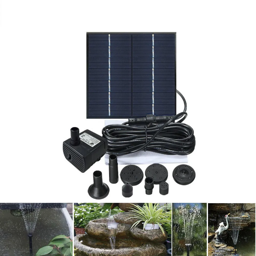 

DC7V Solar pumps The Brushless Motor Solar Fountain DC micro submersible pumps