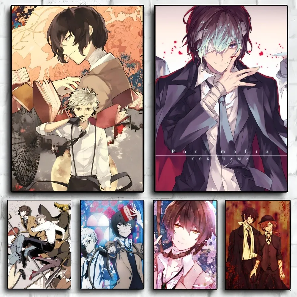 

Anime Bungo Stray Dogs Poster Paper Print Home Living Room Bedroom Entrance Bar Restaurant Cafe Art Painting Decoration