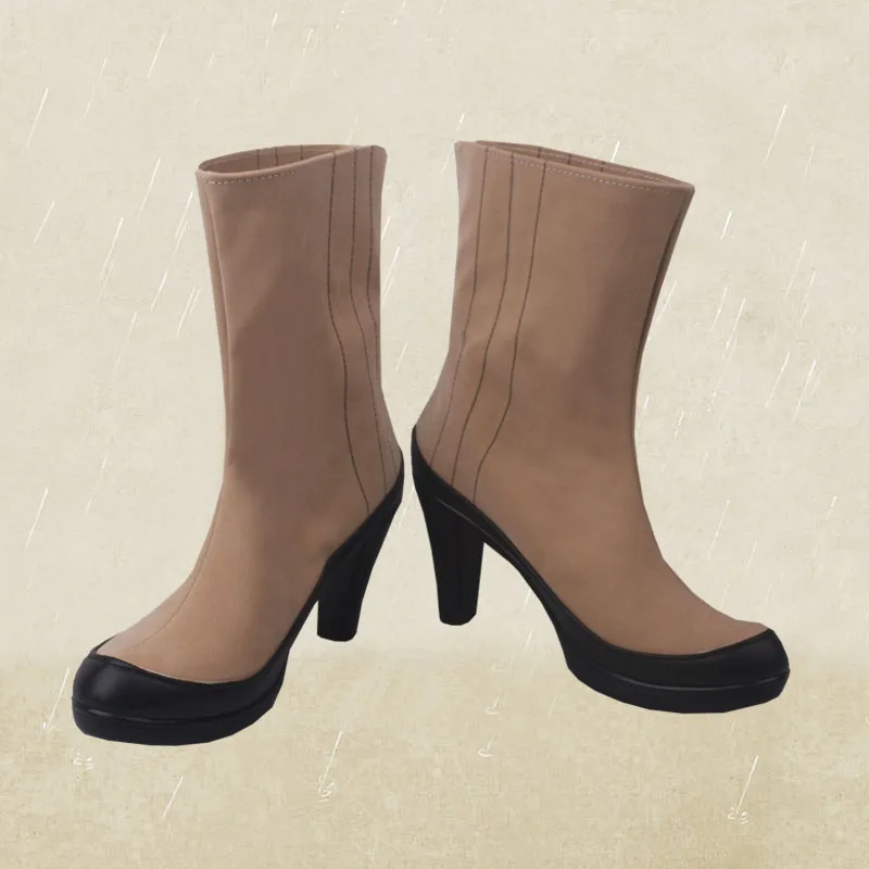 أنيمي الأسرة تأثيري يور مزور يور براير تأثيري أحذية أحذية النساء مثير طويل سترة حمراء اكسسوارات الأحذية