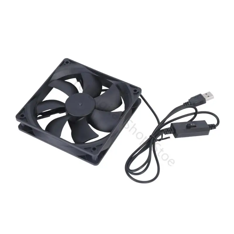 96BA USB-betriebener 120-mm-Lüfter mit dreistufiger Steuerung zur Gerätekühlung – Detail 8