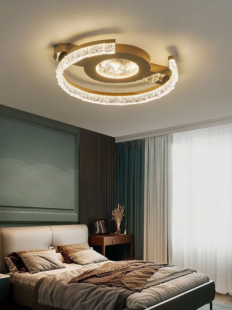 New Light Luxury Ceiling LED Light Home Decoration Living Room Bedroom Kitchen Dining Room Crystal Ceiling Light Fixtures