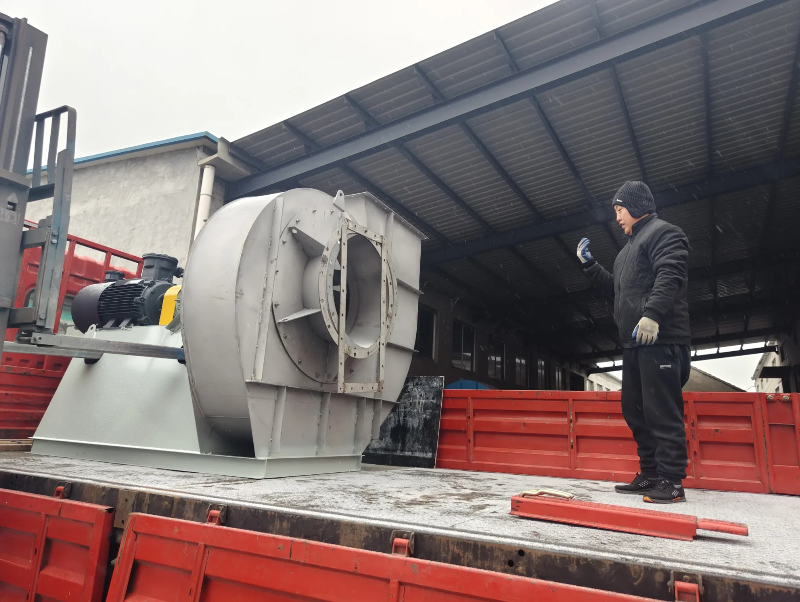 Cement plant cooling fan grate cooler, cooling centrifugal fan cement kiln cooling blower