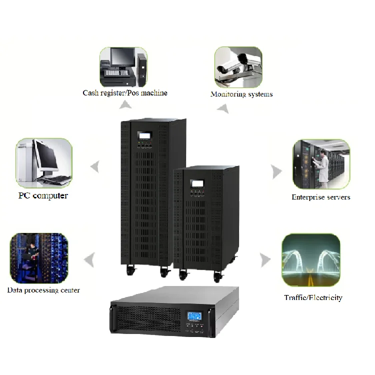 

factory price rack installation online uninterruptible power supply 6-10KVA