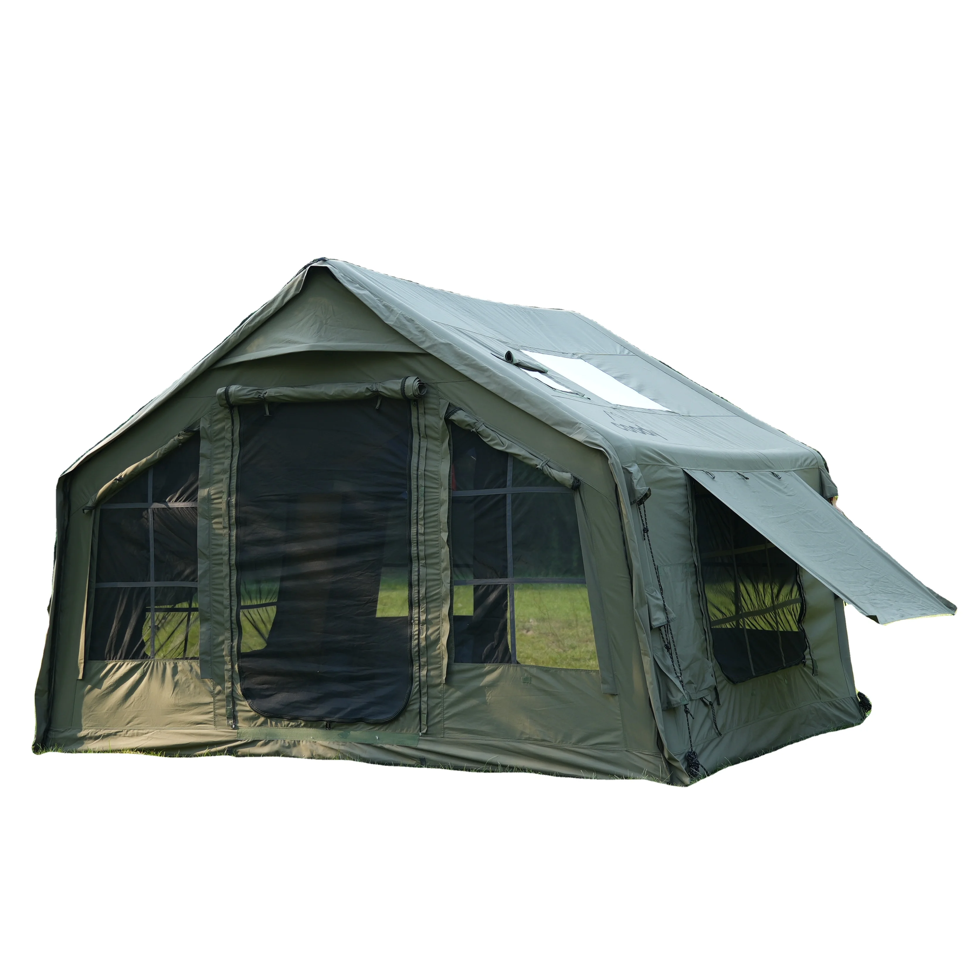 

Coody High Quality 8.0 Sqm Inflatable Air Tent For Camping Manufactured With Cotton Fabric