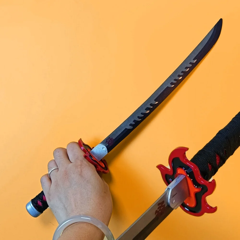 16 pouces 42 cm Katana véritable japonais Katana samouraï sabre épée couteau Ninja couteau en plastique Ninja Anime Cosplay accessoire non tranchant jouet cadeau